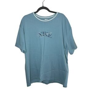 Nike Men's Max90 Denim Turquoise T-Shirt Size XXL